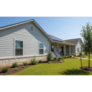Energy Efficient Siding Installed on a Texas home by 1n20 home services