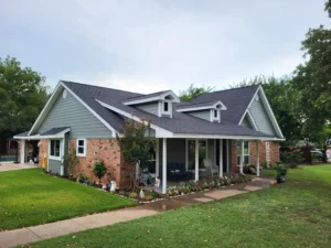 texan home with siding and window replacement